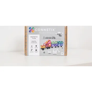 ostatní stavebnice CONNETIX Magnetická stavebnice - Transport Pack Pastel (50 ks)