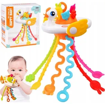 Labuť chrastítko kousátko senzorická hračka ZA4640