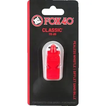 PÍŠŤALKA FOX 40 CLASSIC SAFETY ČERVENÁ 9902-0100