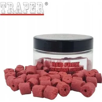 PELETY TRAPER M/F HÁČEK 8 MM 50 G ČERVENÉ OVOCE