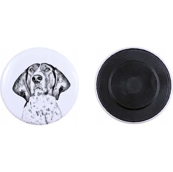 Obraz Treeing Walker Coonhound - magnet s psím zadkem, extra lehká, silná