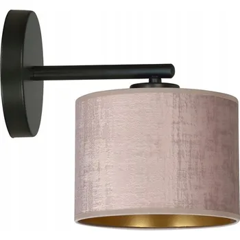 Nástěnné svítidlo HILDE K1 BL ROSE Nástěnné svítidlo Ocel lakovaná. Stínidlo černé 15W MAX LED