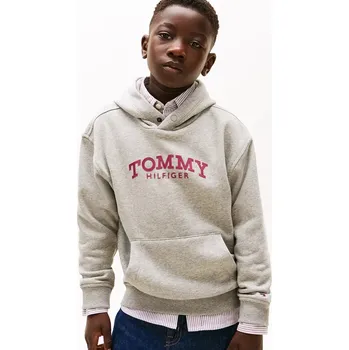 Chlapecké oblečení Dětská mikina Tommy Hilfiger KB0KB10028.128.176.PPY2 šedá 09X, vel. 128