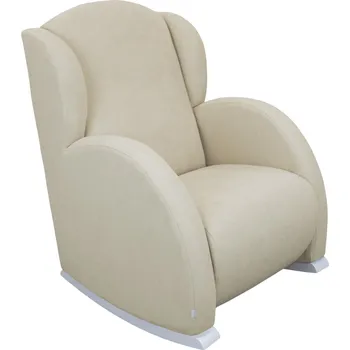 Křeslo Kojicí houpací křeslo Micuna Flor Slow System – Beige Barva: Bílá
