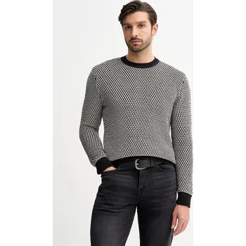 Pánský svetr Bavlněný svetr Guess JOSEPH pánský, zelená barva, M5BR23 Z0491 M5BR23.Z0491 77C, vel. L