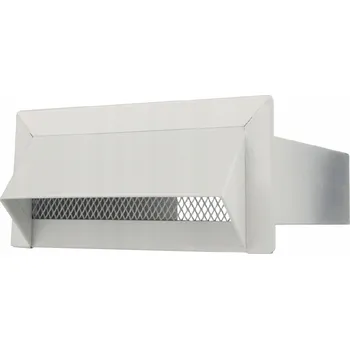 Větrací mřížka Bílá větrací mřížka 200x90 pro rozvod horkého vzduchu (DGP) pozink