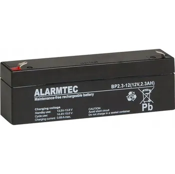 Záložní baterie AGM Akumulátor Alarmtec BP 2,3-12 12V 2.3Ah pro UPS, alarmy, monitoring