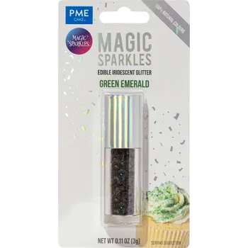 Potravinářské barvivo PME Kouzelné třpytky Green Emerald - smaragdový 3g