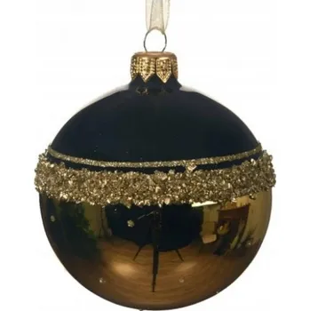 Vánoční dekorace Zdobená Vánoční Koule vánoční koule 8 cm, 1 ks