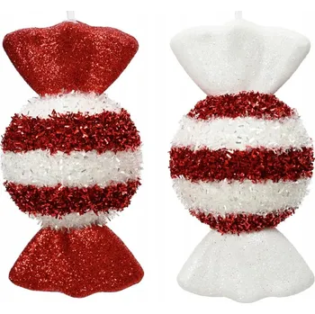 Vánoční dekorace Vánoční Baňky tvarované 15 cm 1 ks