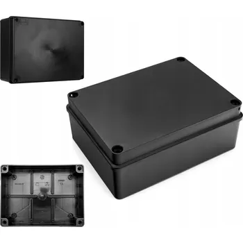 Elektroinstalační krabice Elektroinstalační krabice na omítku černá UV S-BOX IP65 Pawbol 190 x 140 x 70 mm