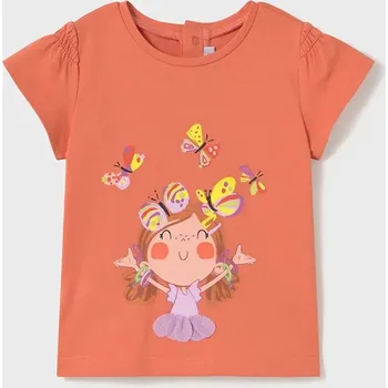 Dětská móda Dětské tričko Mayoral 1049.4M.Baby.PPYA růžová 38X, vel. 86