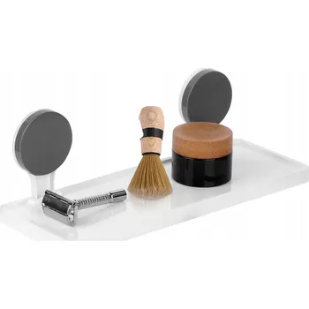 Drátěná police Polica do sprchy na přísavky 32x11,5x12 cm