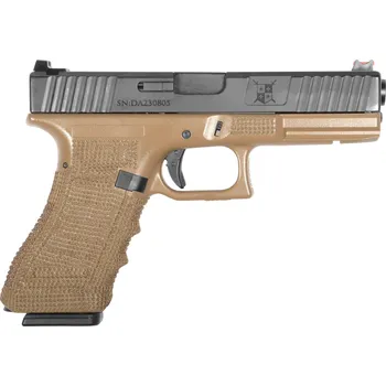 Airsoftová zbraň Delta Armory airsoft pistole P04 GBB Green Gas - Tan