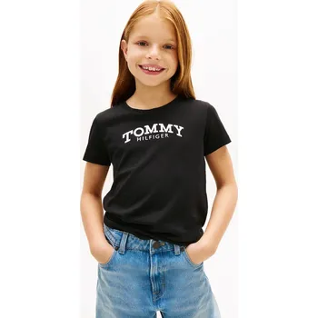 Chlapecké tričko Dětské tričko Tommy Hilfiger KG0KG08974.98.122.PPY2 černá 99X, vel. 110