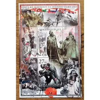 Sběratelství ČR ** aršík A865/6, Česká státnost I, r. 2015