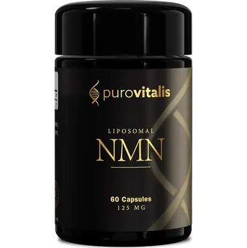 Speciální výživa Puravitalis | Liposomální NMN v kapslích Obsah: 60 ks vitalita, zpomalení předčasného stárnutí organismu, regenerace buněk
