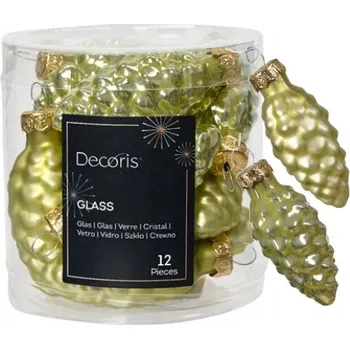 Vánoční dekorace Vánoční Baňky tvarované vánoční koule 6 cm 12 ks