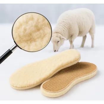 Vložka do bot Vložky do bot z ovčí vlny - odstřihávací velikost 36 - 46