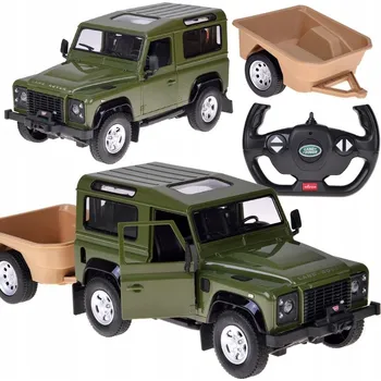 RC model auta Rastar auto na dálkové ovládání Land Rover Defender 1:14 s dálkovým ovládáním a osvětlením RC0712