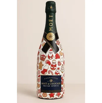 Moët & Chandon Nectar Impérial 0,75 l – Limitovaná vánoční edice (červené perníčky)