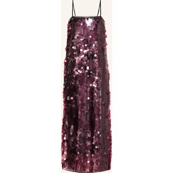 Dámské šaty Mrs & Hugs Dámské Šaty S Flitry, tmavě červená, 34