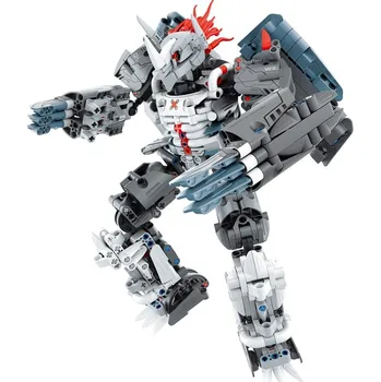 ostatní stavebnice MECHANICAL MASTER - Stavebnice Bojový robot šedý 965 ks