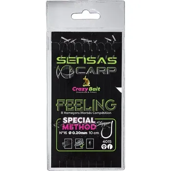 Volný čas Navázaný háček Method Stop 4015 10cm 8ks - 12/0,22mm