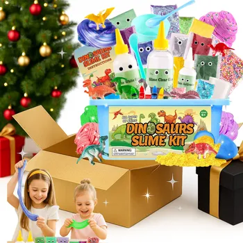 kreativní sada Mega Sada Slime Dinosauři Aqua Gel Kreativní sada DIY s příslušenstvím dárek