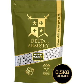 Airsoft Delta Armory airsoftové kuličky BIO TRACER Diamond 0,32g 0,5Kg - Glow in the Dark