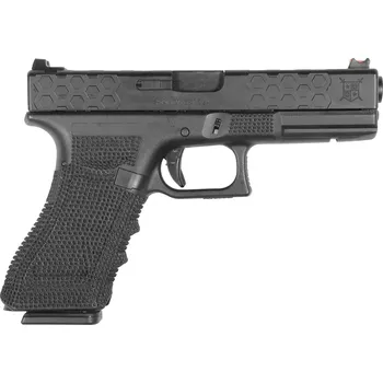 Airsoftová zbraň Delta Armory airsoft pistole P03 GBB Green Gas - černá