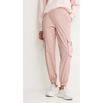 Pánské oblečení Tepláky Guess AURLIE V4YB06.WG982 růžová 39X, vel. L