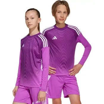 Dětské brankářské tričko adidas Tiro 25 Competition fialové JJ1934 152CM