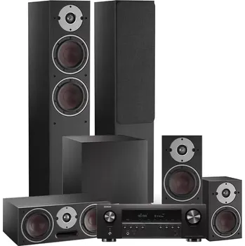 Domácí kino Denon AVR-S670H + Dali Oberon 5/1/Vokal/SUB C-8 Domácí kino, DENON Light oak