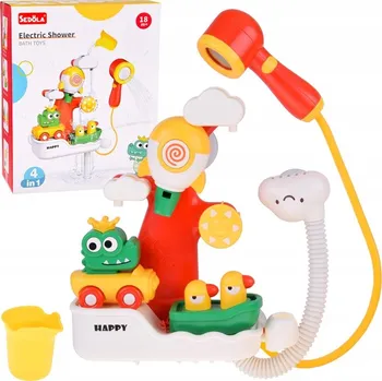 Hračka pro nejmenší Multifunkční Hračka do vany Krokodýl Kachničky se sprchou 4v1 ZA5925