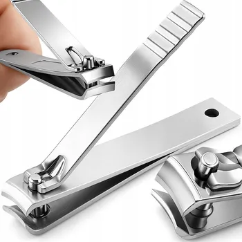 KLÍŠŤKY ŠTÍPAČKY NŮŽKY NA NEHTY SILNÉ OCELOVÉ MANIKÚRA CHROM