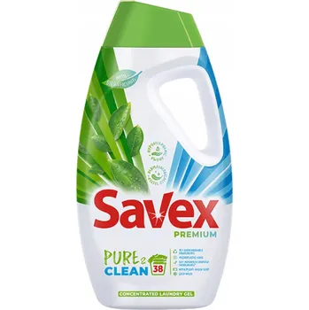 Prací gel SAVEX PREMIUM Gel na praní PURE&CLEAN 1,71 L – 38 pracích dávek
