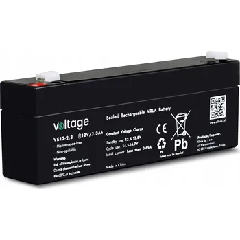 Záložní baterie Akumulátor AGM Voltage 12V 2,3Ah VE12-2.3