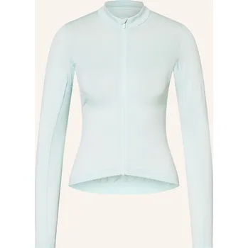 Cyklistické oblečení Rapha Dámský Cyklistický Dres Pro Team Ls, tyrkysová / bílá, 40