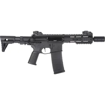 Airsoft Delta Armory airsoft zbraň M4 AR15 M-LOK SilentOps 6,5" Charlie EAGLE - Černá