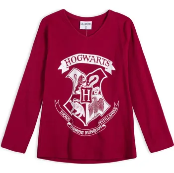 Dívčí tričko Dívčí tričko HARRY POTTER HOGWARTS vínové Velikost: 164
