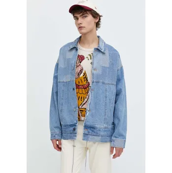 Dámská casual bunda Džínová bunda Desigual ROLANDO 24SMED05 modrá 55X, vel. L