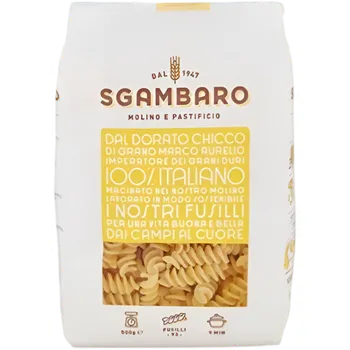 Těstoviny Fusilli Traf. Bronzo Sgambaro 500g