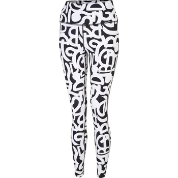 Dámské legíny Dare2b Dámské funkční legíny Influential Leging DWJ453 black&white Velikost: 34