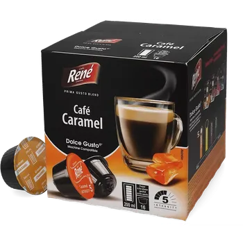 Káva Café René | Karamelová káva - Počet kapslí pro Dolce Gusto: 16