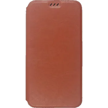 Pouzdro na mobilní telefon Knížkové pouzdro RhinoTech Flip Case na iPhone 14 Pro Hnědé