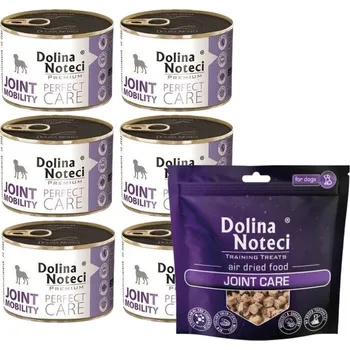 Pro psa Dolina Noteci Premium Perfect Care Joint Mobility 6x185g + Training Treats Joint Care 130g