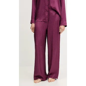 Dámské pyžamo Pyžamové kalhoty BOSS B Monogram_Pants 50527254 fialová 49X, vel. S