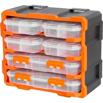 Nářadí pro automobil Plastový organizér, 6 uzavíratelných boxů - TC320672