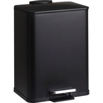Odpadkový koš Bathroom Solutions Kovový odpadkový koš DELTA, černý, 20 l